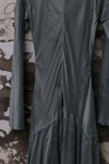 Mutedance 24 Autumn and Winter Button Lapel Long Sleeve Dress MD-MD24FW83-blue MD24FW82 MD24FW83
